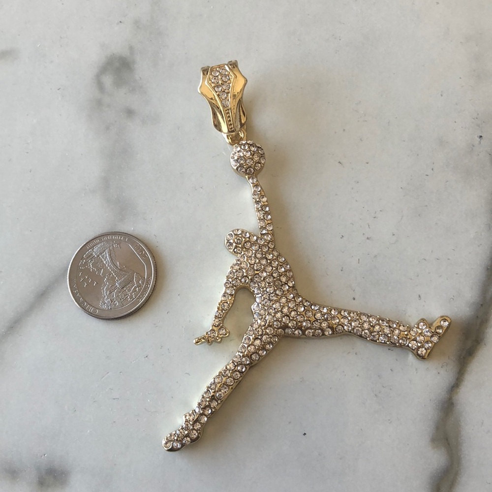 “Jump Man” Michael Jordan Charm for Chain
